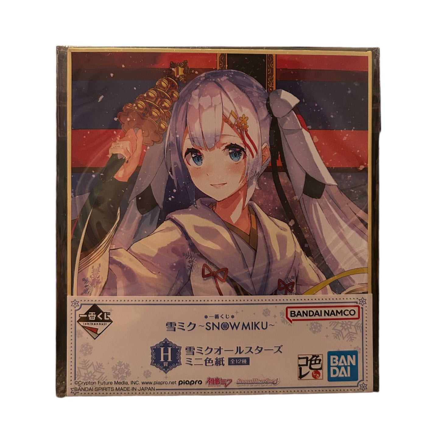 Ichiban Kuji: Snow Miku - Shikishi: Ver.H