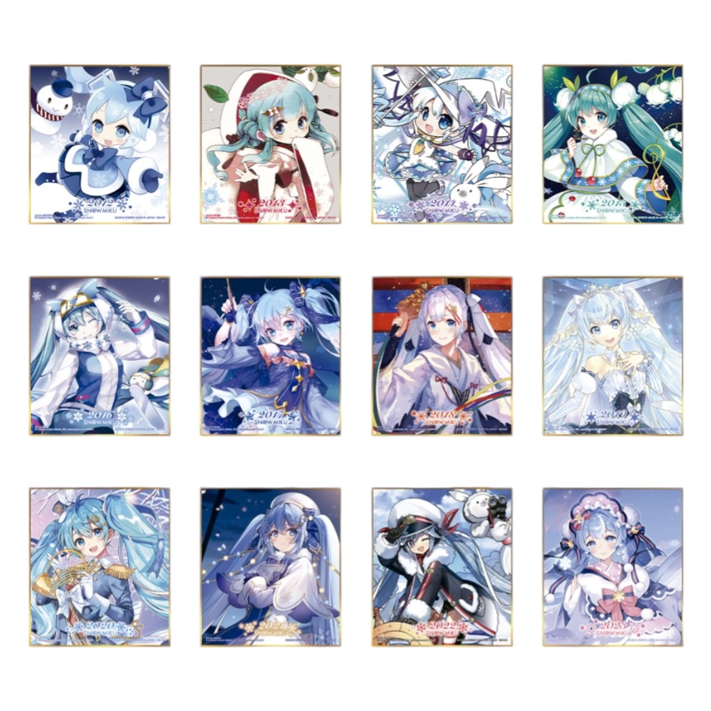 Ichiban Kuji: Snow Miku - Shikishi: Ver.A