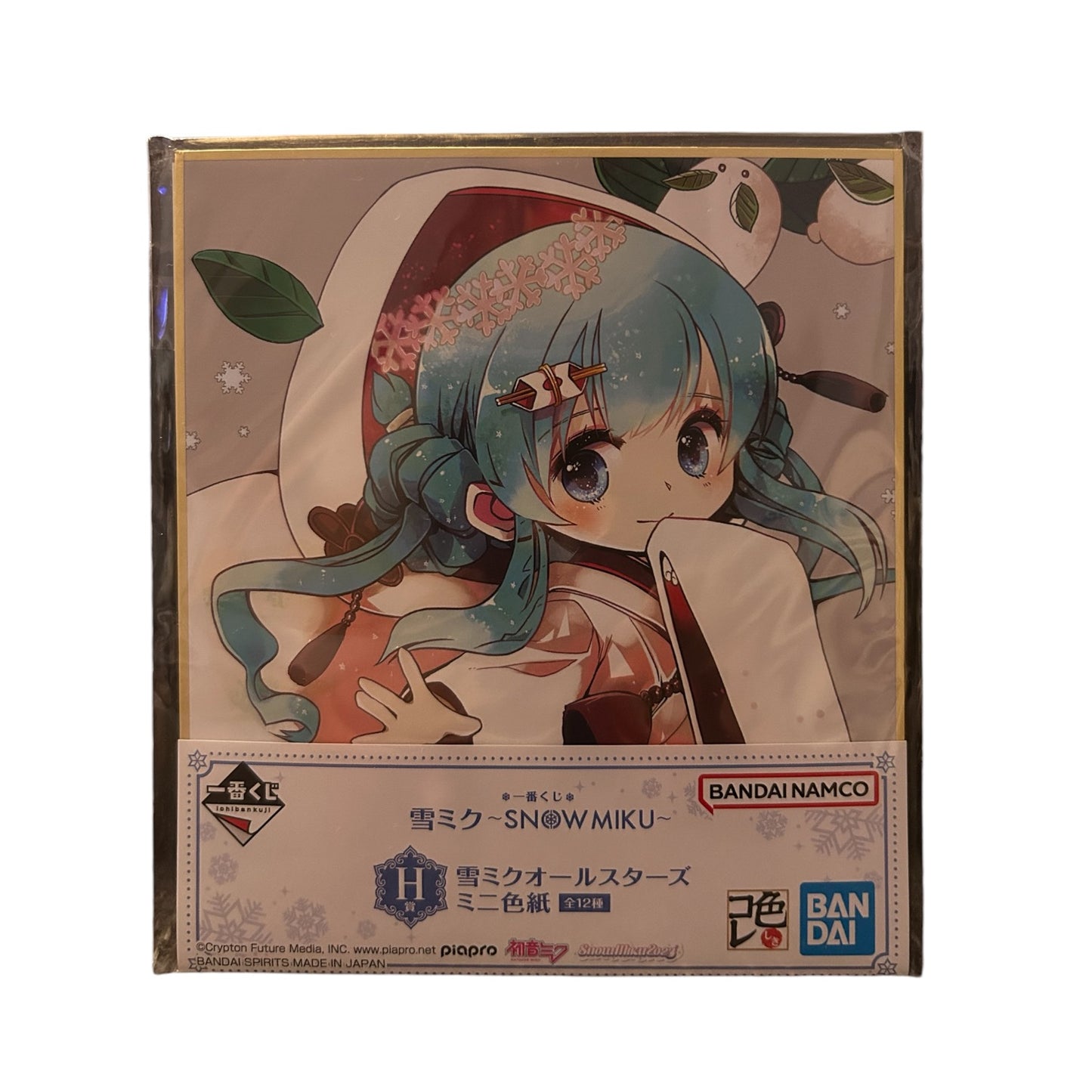 Ichiban Kuji: Snow Miku - Shikishi: Ver.C